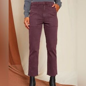 AMO Army Trouser in Wine size 26